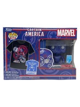 Funko Pop &amp; Tee Marvel Captain America Target Exclusive Medium Shirt - £13.98 GBP