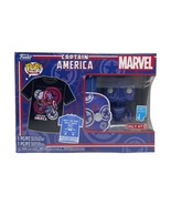 Funko Pop &amp; Tee Marvel Captain America Target Exclusive Medium Shirt - $17.54