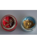 Dried Flowers Glass Paperweights Vintage READ - £5.54 GBP