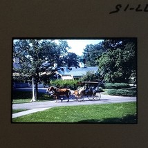 1977 Horse And Carriage Buggy Family Trip VTG 35mm KODACHROME Found Slide Photo - £10.18 GBP