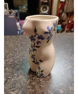 Ceramic Female Body Vase Human Body Torso Vase Painted Floral 5&quot; - $29.69