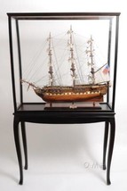 Ship Model Watercraft Traditional Antique HMS Endeavour Boats Sailing Wood - £1,249.95 GBP