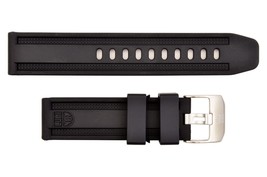 Luminox watch band 23mm Black rubber strap series 8800 8801 8802 8815 8817 2 pin - $69.95
