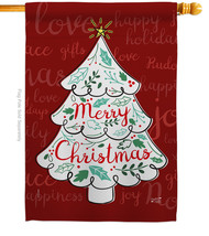 The Christmas Tree - Impressions Decorative House Flag H137310-BO - £28.95 GBP
