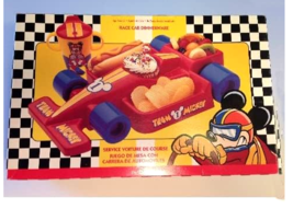 Mickey Mouse Race Car Plate Set - £15.68 GBP