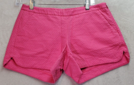 Lilly Pulitzer Shorts Womens Size 0 Pink 100% Cotton Slash Pockets Side Zipper - £29.50 GBP
