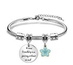 Friendship charm bracelet  - Your Own Charms Can Be Added Too - £14.67 GBP