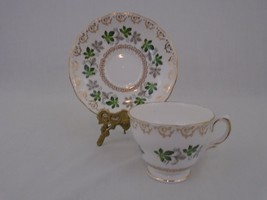 Colclough  Bone China Ring Of Leaves Tea Cup And Saucer - £12.52 GBP