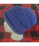 Blue Celtic Knot Hat - Handmade - £7.98 GBP
