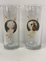 Marilyn Monroe glasses-set Of 2-By Bernard of Hollywood-sayings on Back - £11.99 GBP