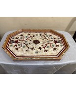 Handmade, Wood Serving Tray, Serving Tray, Mother of Pearl Inlay, Home decor - $395.00