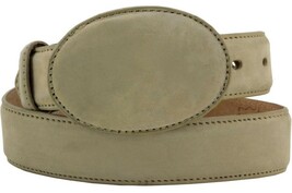 Kids Western Dress Belt Cream Solid Nubuck Leather Casual Dress Size 22,... - $27.10 CAD
