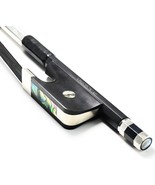 3/4 Size Natural BLACK Mongolia Horsehair Carbon Fiber Cello Bow DEEP an... - $82.74 CAD