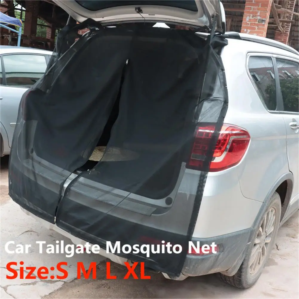 Car Tailgate Mosquito Net Magnetic Curtains Car Sunshade Screen Net Trunk - £37.55 GBP+