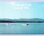 Sci Nautico Barca Pontoosuc Lago Pittsfield Massachusetts Ma Unp Cromo C... - £4.05 GBP
