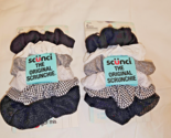Scunci Scrunchies 2 Packs 12 Scrunchies Black &amp; White Soft &amp; Mesh New - $14.50
