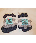 Scunci Scrunchies 2 Packs 12 Scrunchies Black &amp; White Soft &amp; Mesh New - €12,59 EUR