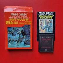 Maze Craze Cops &#39;n Robbers Atari 2600 7800 Text Label Game Manual Box Works - £14.93 GBP