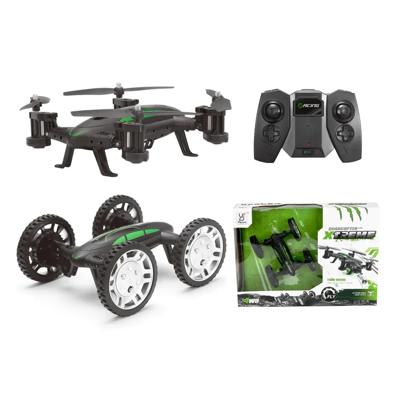 RC 2-in-1 Flying Car 2.4G Remote Control Four-axis Stunt Drone Dual-mode Fixed - £57.92 GBP+