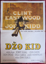 Movie Poster Joe Kidd Clint Eastwood Duvall Western 1972 Vintage - £37.84 GBP