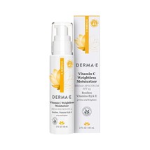 DERMA E Vitamin C Weightless Moisturizer SPF 45  Skin Brightening Face Cream wi - £23.97 GBP
