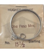 Hughes House 1 Peso Mexican 15-1/2 Sterling Silver Coin Clasp, New - $21.88 CAD