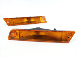 Front Bumper Lamp Turn Signal Lights Amber Fits For Land Cruiser FJ62 19... - $53.46