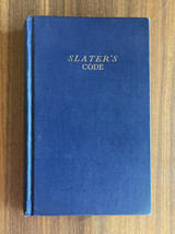 Slater&#39;s Code Telegraphic Code: To Ensure Secrecy Transmission Telegrams - £77.32 GBP