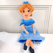 Disney Store Wendy Darling Peter Pan Plush cloth soft doll blue sheer dr... - $149.00