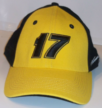 Nwt Nascar / Dewalt Racing #17 Matt Kenseth Black &amp; Yellow Novelty Baseball Hat - £18.28 GBP