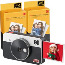 Kodak Mini Shot 2 Retro | 68-Sheet Bundle | Portable Wireless Instant, W... - £122.02 GBP