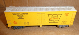 Vintage HO Scale Penn Line Wilson&#39;s Canned Meats WCLX 2000 Reefer Car - $21.78