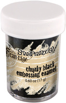 Stampendous Frantage Deep Impression Embossing Enamel .6oz Chunky Black - £7.78 GBP