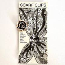 c1960 Rose Scarf Clip Instructions Booklet Western Germany MCM Rose Gold Tone - £16.41 GBP