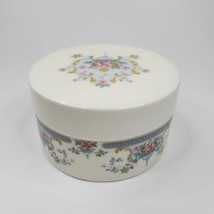 VTG 1981 Royal Doulton Juliet Fine Bone Ceramic Floral Trinket Box Cottagecore - £54.13 GBP