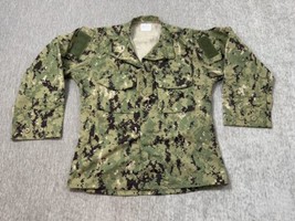 US Navy Working Uniform Type III Blouse Shirt Size Small Short Green Dig... - $24.74