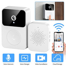 Smart Wireless WiFi Video Doorbell Night Vision Camera Door Bell Ring Intercom - £31.35 GBP
