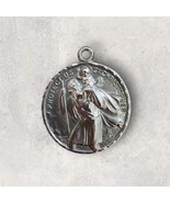 St. Christopher Wells Sterling Silver Pendant Religious Catholic Christi... - $853.92 MXN