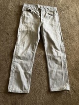 Vintage Levi’s 501 Jeans Grey 33 X 28 1980s - $88.11