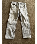 Vintage Levi’s 501 Jeans Grey 33 X 28 1980s - £70.45 GBP
