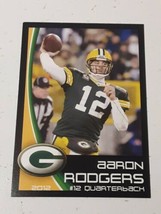 Aaron Rodgers Green Bay Packers 2012 Police Card #3 - £0.78 GBP
