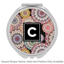 Decorated Mandalas : Gift Compact Mirror Orient Style Ornament Flower Co... - $12.99+