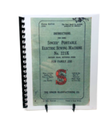 Sewing Machine Manual Singer 221K Printed and Bound Copy Enlarged Size 6... - $12.19