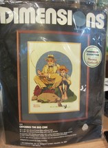 Dimension Norman Rockwell Catching the big one Crewel kit NEW - $21.80