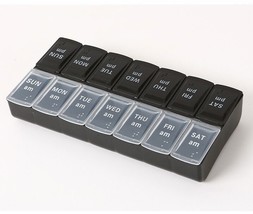 daily pill box organiser 7 day weekly medicine storage dispenser tablet ... - $8.63