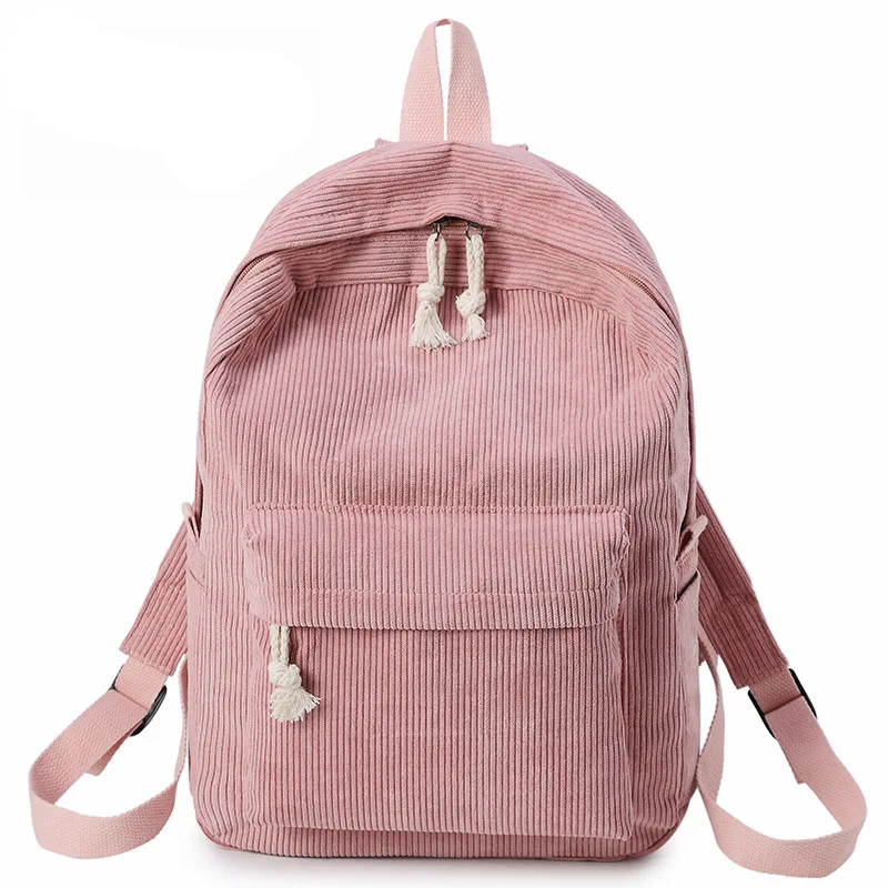 Herald Fashion Preppy Fabric Backpack Female Velvet Design Collage School Backpa - $109.73