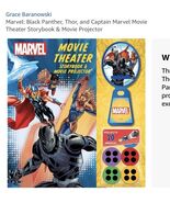 Marvel: Black Panther, Thor, and Captain Marvel Movie Theater Storybook ... - $444.26 MXN