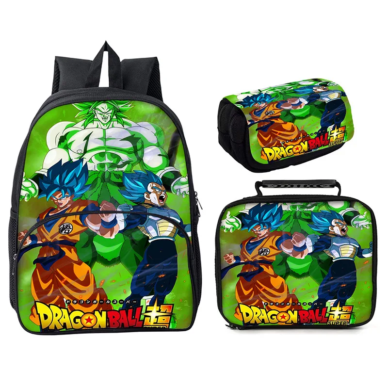 3pcs/set 16inch  Ball Z  Children School Bags Orthopedic Backpack Kids School Bo - £78.33 GBP