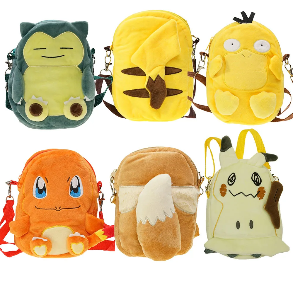 pokemon plush bag Kabi Beast psyduck Charmander Pikachu Ibrahimovic bag for - £18.87 GBP