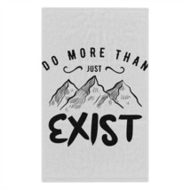 Motivational Rally Towel, Personalized Mountain Print, Soft &amp; Absorbent - £13.76 GBP
